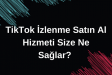 TikTok İzlenme Satın Al Hizmeti Size Ne Sağlar? 